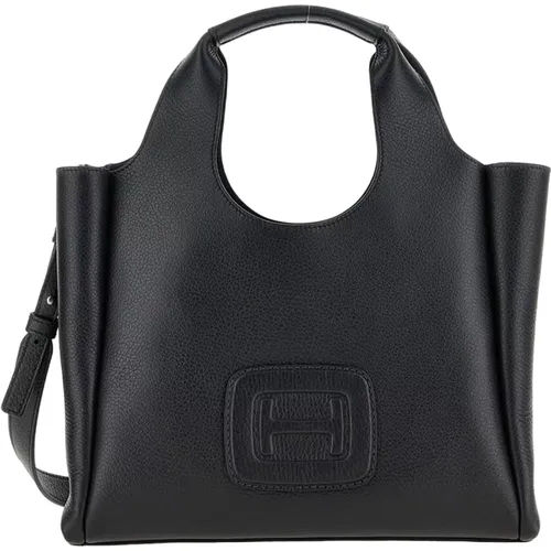 Schwarze Stilvolle Taschen , Damen, Größe: ONE Size - Hogan - Modalova