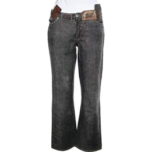 Pre-owned Cotton jeans , female, Sizes: L - Dolce & Gabbana Pre-owned - Modalova