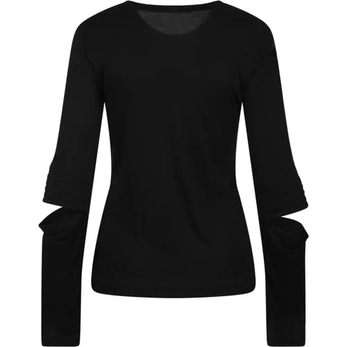 Astro Cut-Out T-shirt , Damen, Größe: S - Helmut Lang - Modalova