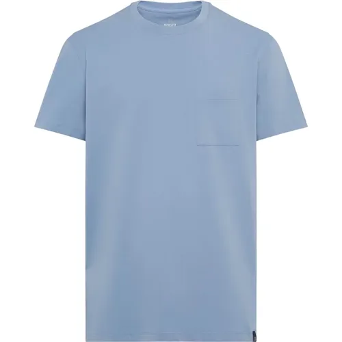 Australian Cotton Jersey T-Shirt , Herren, Größe: L - Boggi Milano - Modalova