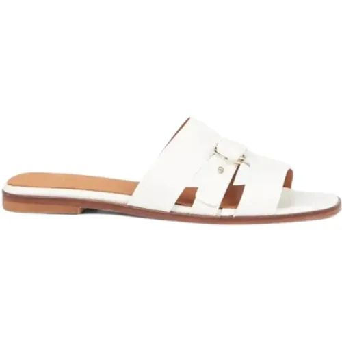 Leather Mules for Summer , female, Sizes: 3 UK - Anaki - Modalova