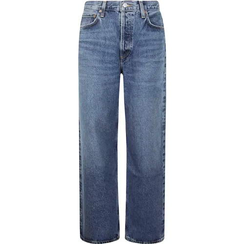 Straight Jeans,Denim Image Jeans - Stilvoll und Trendig - Agolde - Modalova