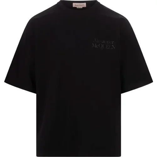 Oversized Logo T-shirt , male, Sizes: S, XL, XS, M, L - alexander mcqueen - Modalova