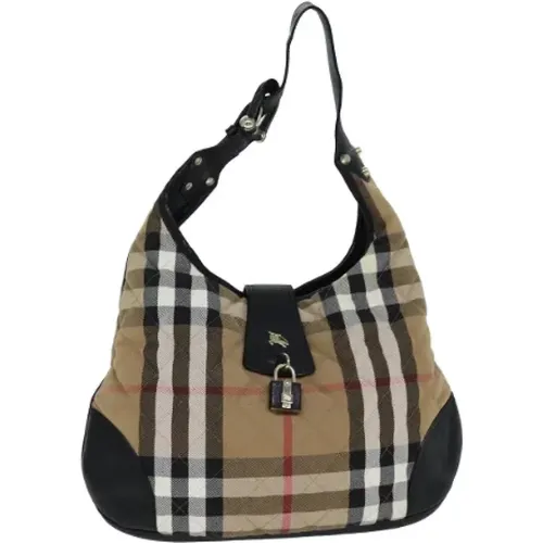 Pre-owned Canvas shoulder-bags , female, Sizes: ONE SIZE - Burberry Vintage - Modalova