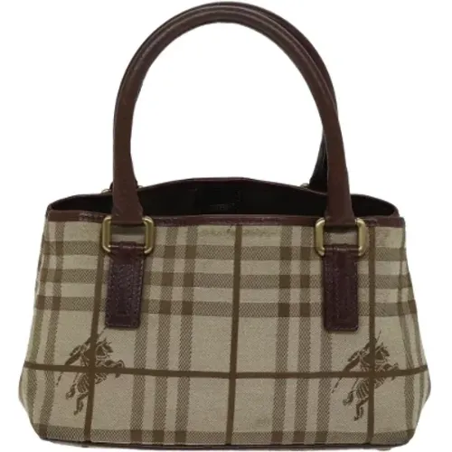 Pre-owned Canvas handbags , female, Sizes: ONE SIZE - Burberry Vintage - Modalova