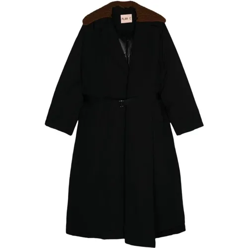 Padded Long Coat , female, Sizes: 2XS - Plan C - Modalova