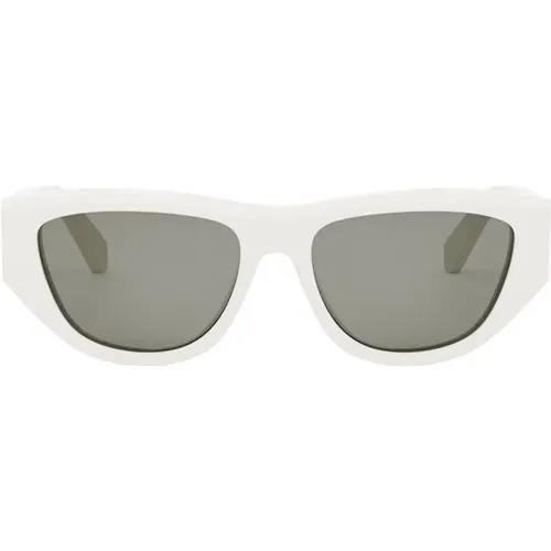 Monochrom Large Sonnenbrille , Damen, Größe: 55 MM - Celine - Modalova
