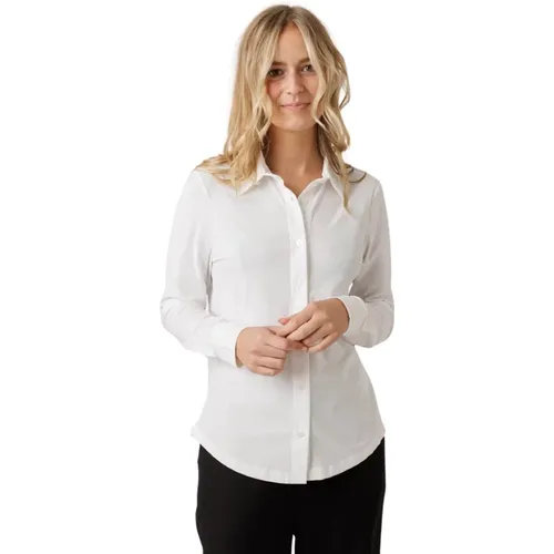 Ivory Blouse with Collar and Button Closure , female, Sizes: XL - No man's land - Modalova