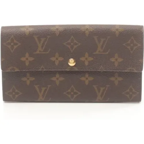 Pre-owned Leather wallets , female, Sizes: ONE SIZE - Louis Vuitton Vintage - Modalova