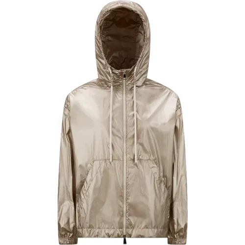Tazenat Zip-up Hooded Jacket , female, Sizes: L, XL - Moncler - Modalova