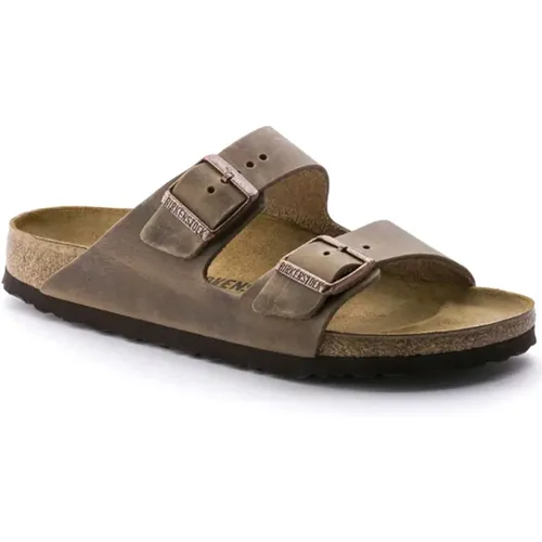 Arizona Oiled Leather Sandals , male, Sizes: 5 UK, 3 UK, 2 UK, 8 UK, 6 UK, 4 UK - Birkenstock - Modalova