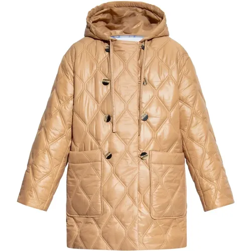 Quilted Jacket , female, Sizes: S - Ganni - Modalova