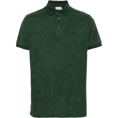 Polo-Shirt mit Paisley-Muster in Multicolor , Herren, Größe: 2XL - ETRO - Modalova