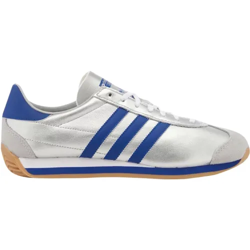 Vintage Matte Blue Sneakers Limited Edition , unisex, Größe: 42 2/3 EU - Adidas - Modalova