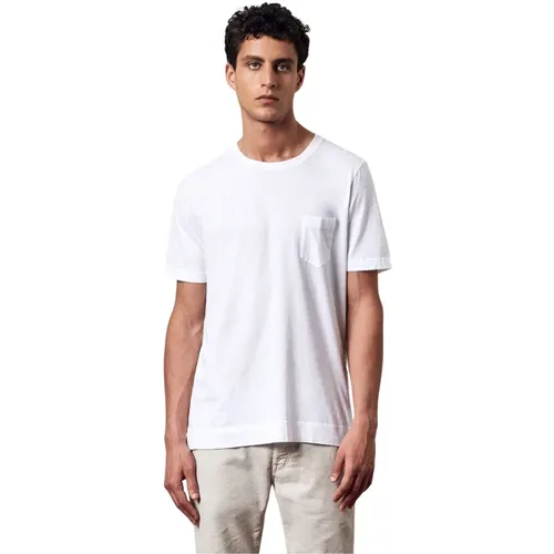 Panarea Regular Fit T-Shirt mit Brusttasche , Herren, Größe: 2XL - Massimo Alba - Modalova