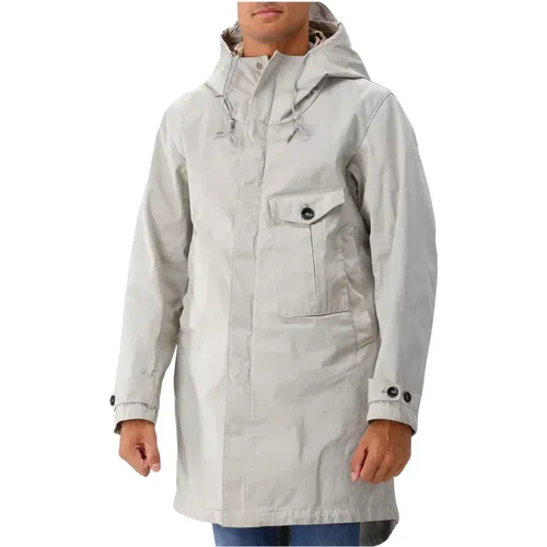 Graue Cyclone Parka Kapuzenjacke - Ten C - Modalova