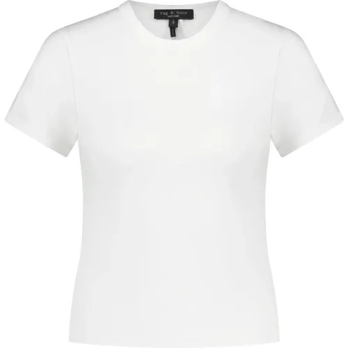 Modal-Mix Short Sleeve T-Shirt , female, Sizes: XS, S, XL, L, M - Rag & Bone - Modalova