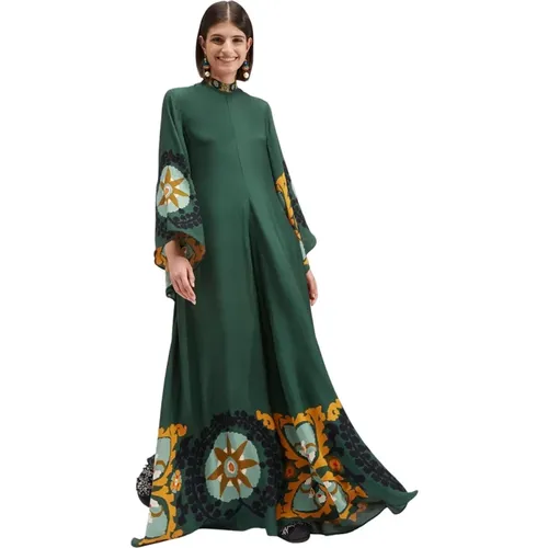 Maxi Kleid,Magnifico Kleid (Placée),Prächtiges platziertes Blumenkleid,Magnifico Dress (Placed) - La DoubleJ - Modalova