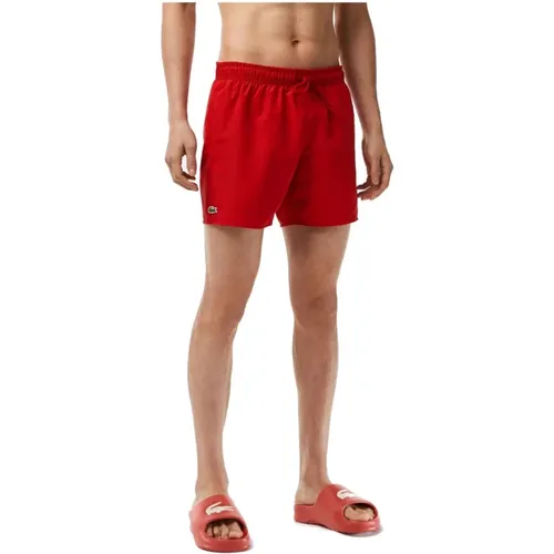 Polyester Training Shorts , male, Sizes: XL - Lacoste - Modalova