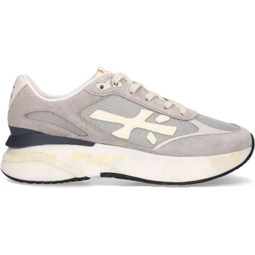 Stylish Moerun Sneakers - Grey , male, Sizes: 10 UK, 7 UK, 9 UK, 6 UK, 8 UK - Premiata - Modalova