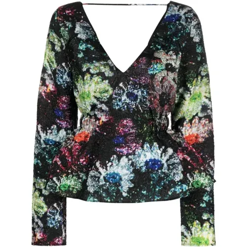 Pullover mit Grafischem Druck , Damen, Größe: M - Stine Goya - Modalova