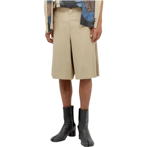 Wool Twill Double-Front Bermuda Shorts - Comme des Garçons - Modalova