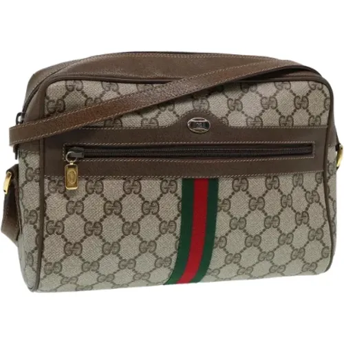 Pre-owned Leder schultertasche - Gucci Vintage - Modalova