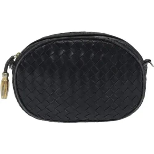 Pre-owned Leather crossbody-bags , female, Sizes: ONE SIZE - Bottega Veneta Vintage - Modalova