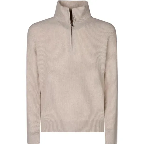 Premium Half-Zip Sweater , Herren, Größe: 3XL - Filippo De Laurentiis - Modalova