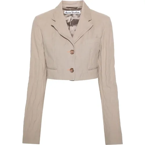 Regular Fit Suit Jacket , female, Sizes: S, M - Acne Studios - Modalova