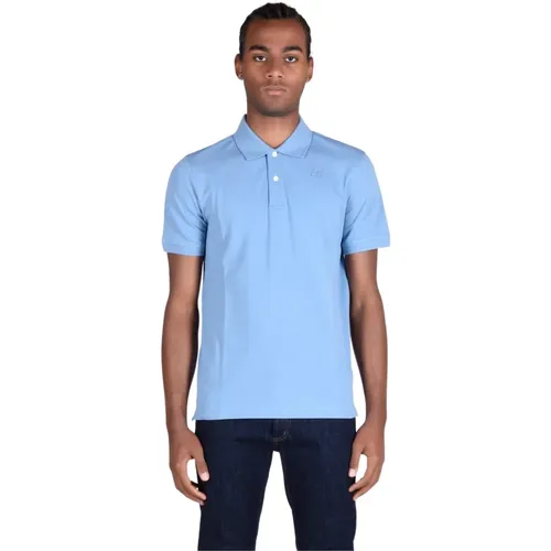 Cotton Polo Shirt for Men , male, Sizes: L, M, XL, 2XL - K-way - Modalova