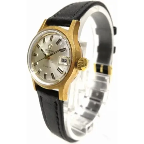 Pre-owned Leather watches , female, Sizes: ONE SIZE - Omega Vintage - Modalova