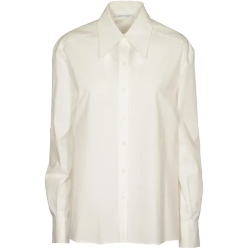 Weiße Blusen für Frauen , Damen, Größe: XS - alberta ferretti - Modalova
