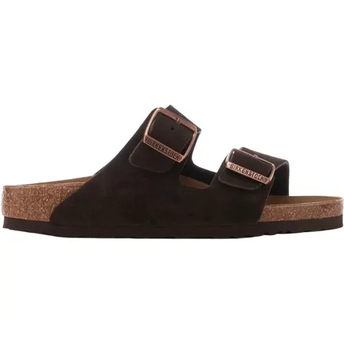 Stylish Arizona Mocha Sandals , male, Sizes: 3 UK, 9 UK, 7 UK - Birkenstock - Modalova