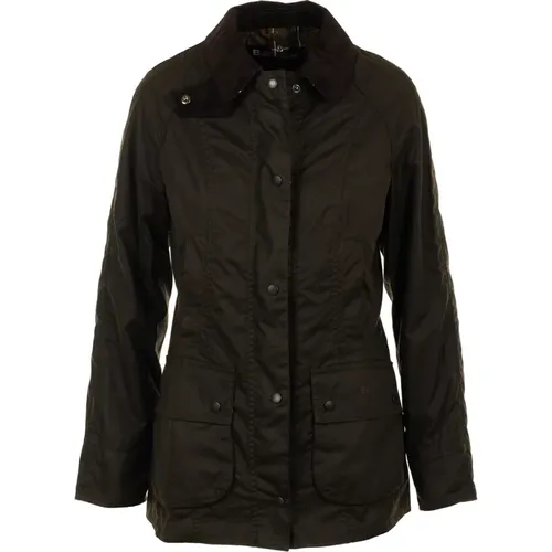 Klassische Grüne Wachsjacke , Damen, Größe: XL - Barbour - Modalova