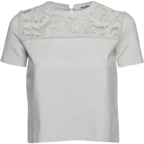 Pre-owned Knit tops , female, Sizes: S - Miu Miu Pre-owned - Modalova