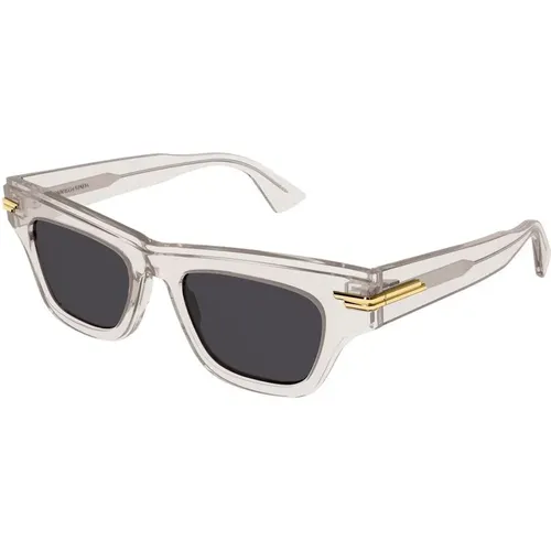 Sonnenbrille BV1122S,/ Sunglasses,Sunglasses BV1122S,Schwarz/Graue Sonnenbrille BV1122S,/Braune Sonnenbrille - Bottega Veneta - Modalova
