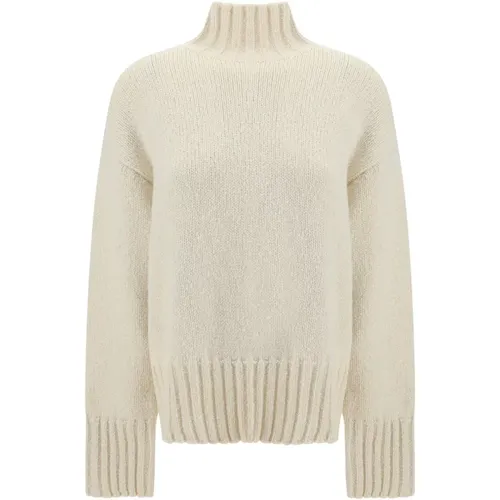 Wool and Silk Sweater , female, Sizes: L - Jil Sander - Modalova