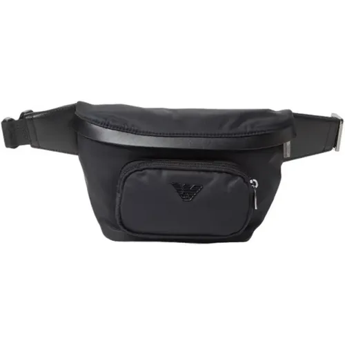 Technical Fabric Marsupio Bum Bag , male, Sizes: ONE SIZE - Emporio Armani - Modalova