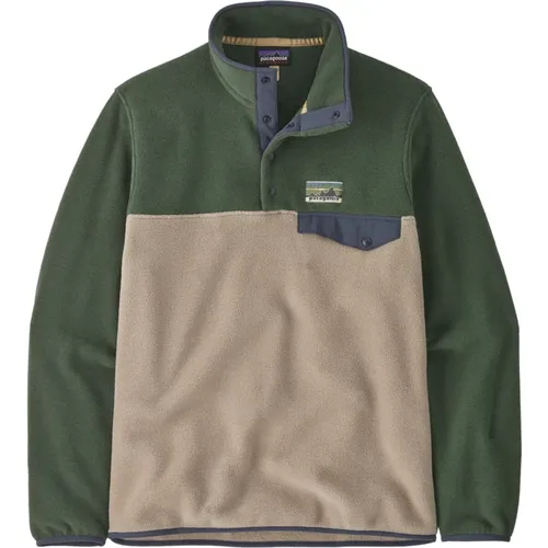 Leichter Synchilla Snap-T Fleece Pullover , Herren, Größe: M - Patagonia - Modalova