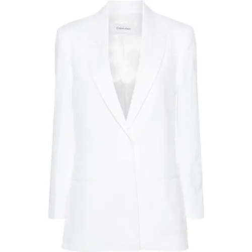 Weiße Oberbekleidung Ss24 , Damen, Größe: M - Calvin Klein - Modalova