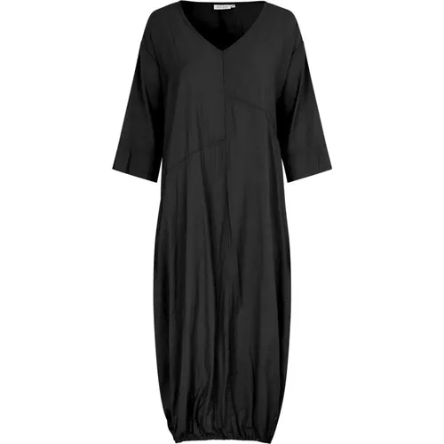 Elegant Dress with ¾ Sleeves , female, Sizes: L - Masai - Modalova