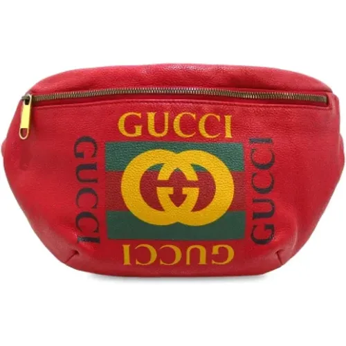 Pre-owned Leather crossbody-bags , female, Sizes: ONE SIZE - Gucci Vintage - Modalova