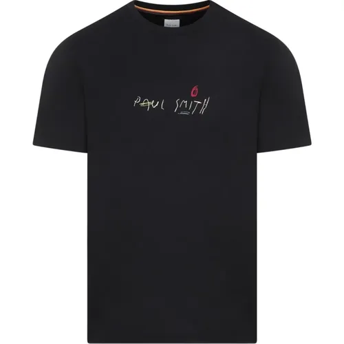 Logo Cotton T-shirt , male, Sizes: M, S, XL, L - PS By Paul Smith - Modalova