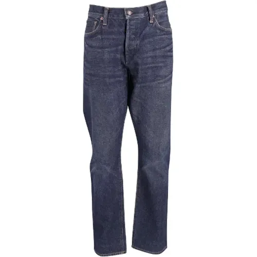 Pre-owned Cotton jeans , male, Sizes: 3XS - Tom Ford Pre-owned - Modalova