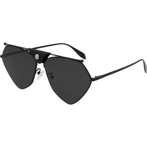 Grey Sunglasses , unisex, Sizes: 62 MM - alexander mcqueen - Modalova