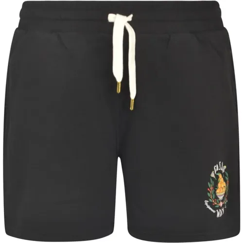 Mens Clothing Shorts Black Ss24 , male, Sizes: XL - Casablanca - Modalova