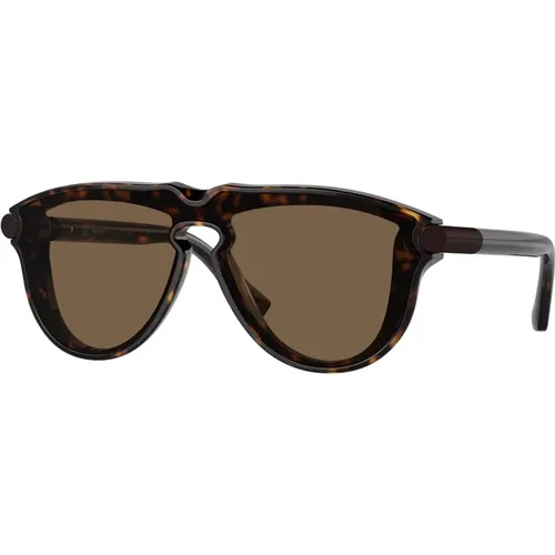 Stilvolle Sonnenbrille mit Farbcode , Herren, Größe: 36 MM - Burberry - Modalova