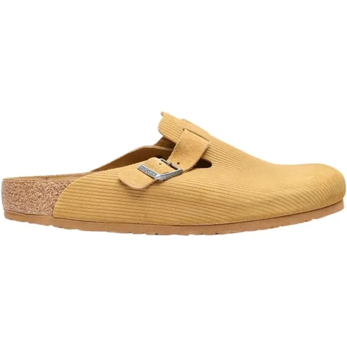 Geprägte Ledermules , Herren, Größe: 41 EU - Birkenstock - Modalova