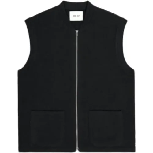 Sleeveless Wool Vest , male, Sizes: M, S - Nn07 - Modalova